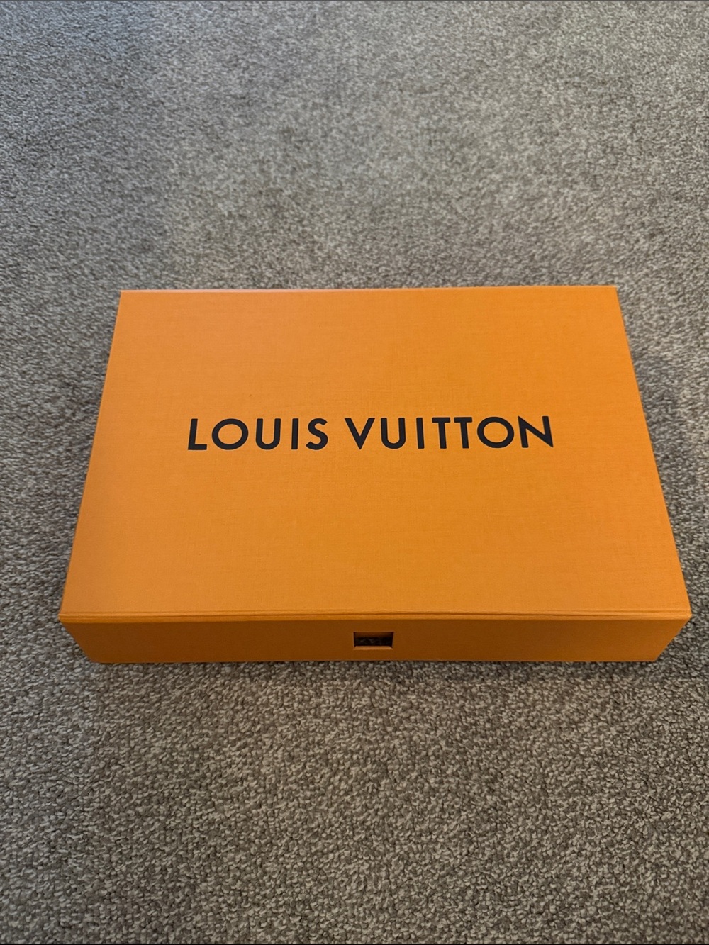 Louis Vuitton Bright Orange Logo Gift Box